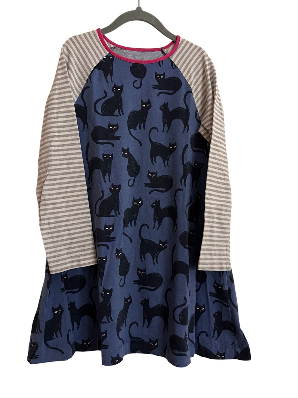 Mini Boden black cat dress